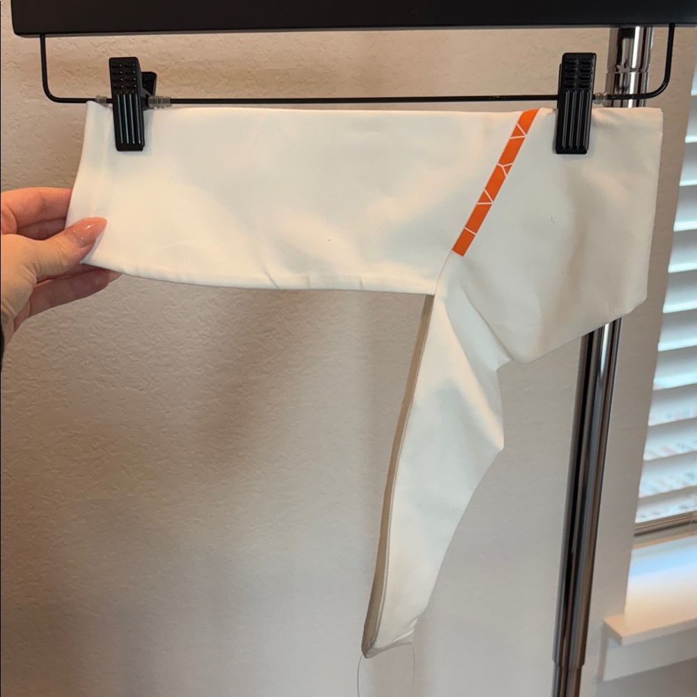 ARE YOU AM I White and Orange Accessory